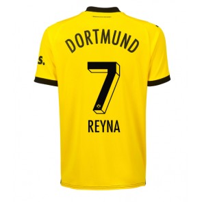 Borussia Dortmund Giovanni Reyna #7 Domaci Dres 2023-24 Kratak Rukavima
